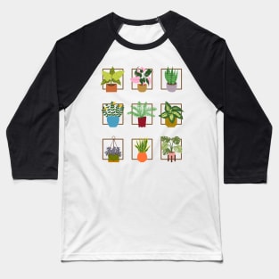 Plant Lover - Houseplants Galore Baseball T-Shirt